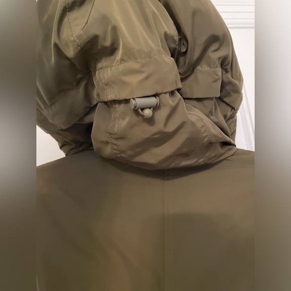 Athleta Vortex reversible down parka quilted jacket green, size XS - Picture 15 of 16